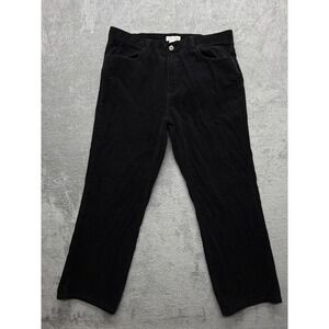 Calvin Klein Pants Mens Measured‎ 40x29 Black Corduroy Chino Straight Leg Casual